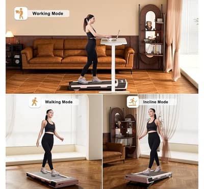 Foldable, motorized walking pad or treadmill