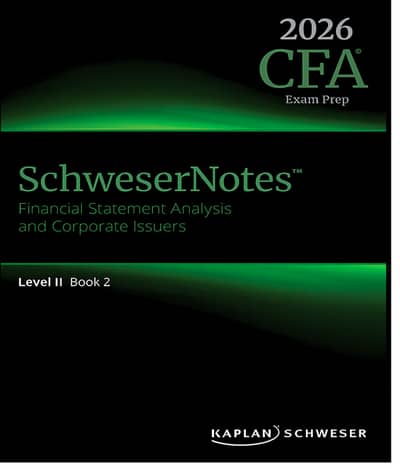 2026 CFA Schweser ebooks, QBank and Videos available now.