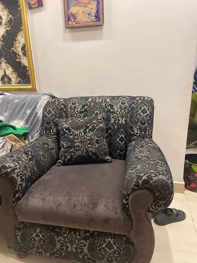 slightly used like new molty foam sofa