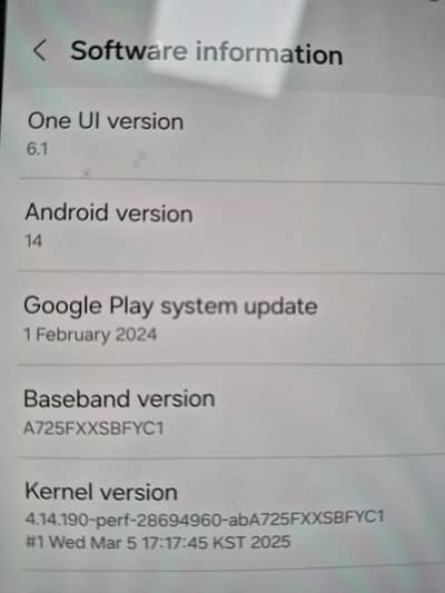 samsung A72 with box 8 GB & 128 GB