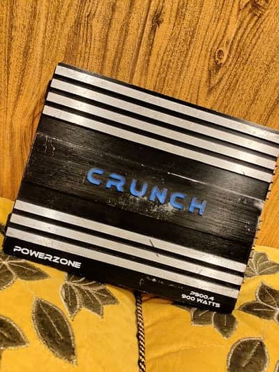 Crunch p900.4 made in USA car 4 channel amp dual subwoofer support