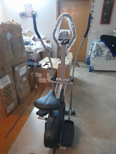 Elliptical Air bike Cycle Exercise Gym Fitness Cross Trainer Machine