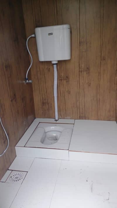 office container portable toilits washroom security guard room