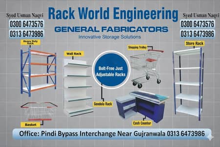 Super Store Racks / Tuc Shop Racks / Storage Racks / Pharmacy Racks