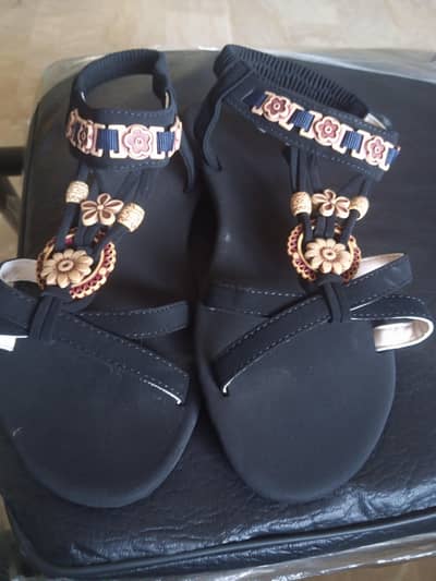 Black stylish sandles