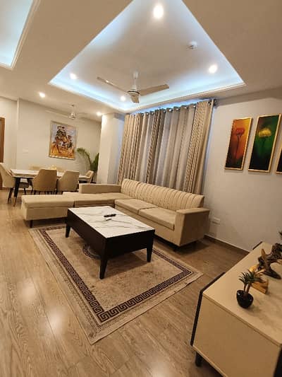 Rawalpindi Bahria Town Phase 7 River Hills 2 Bedroom Luxury Furnished Apartment Available For Rent