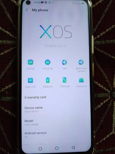 Infinix Note 7 6GB/ 128GB