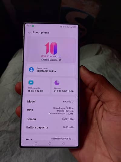 Red Magic 10 Pro 16/512GB | Non-PTA | 2 Months SIM Time| Box & Charger
