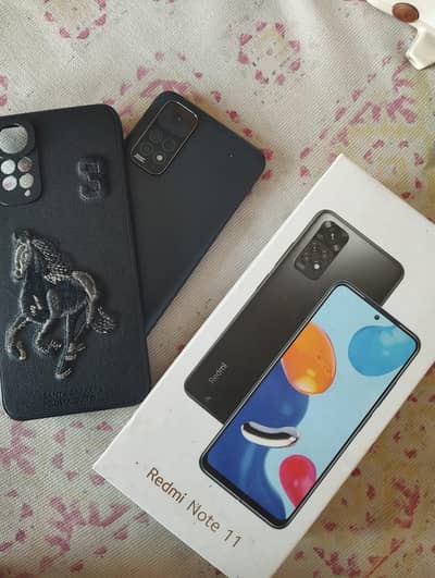 Redmi Note 11 6/128 complete box 10/10 condition