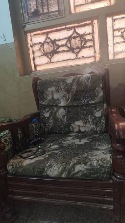 one sofe set and two chair