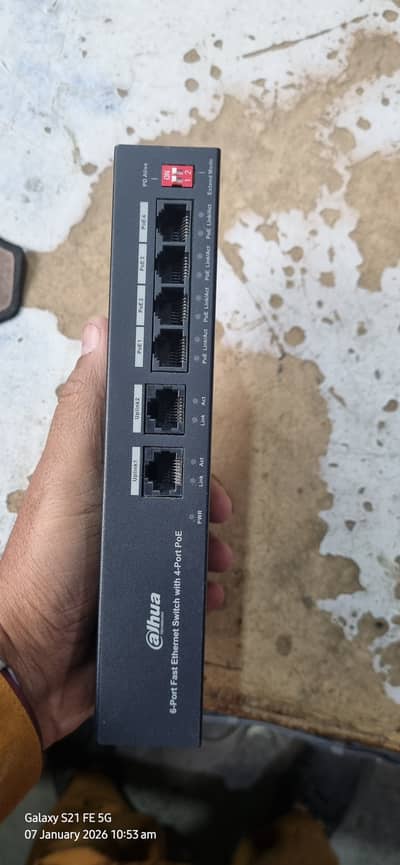 Dahua 4 Port PoE Switch