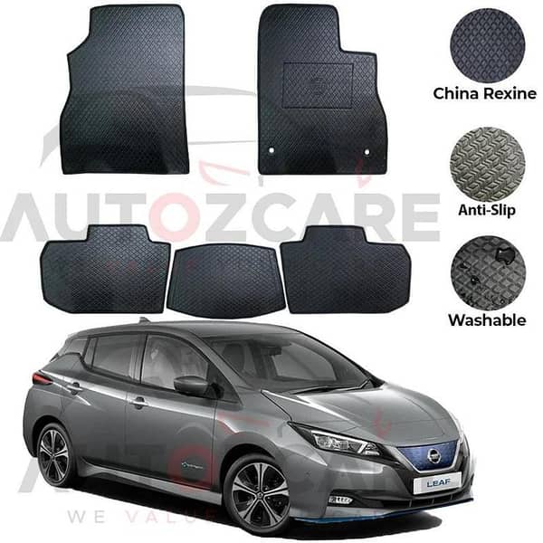 Nissan Leaf China Rexine Floor Mat 5PCS - Model 2017-2025