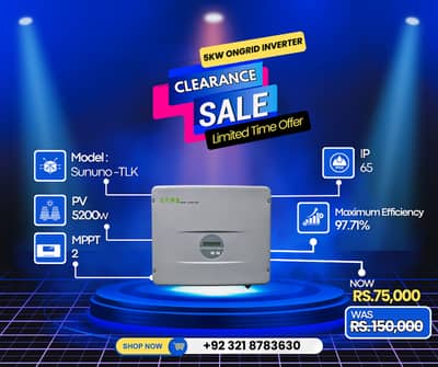 Saj 5kw Ongrid Inverter