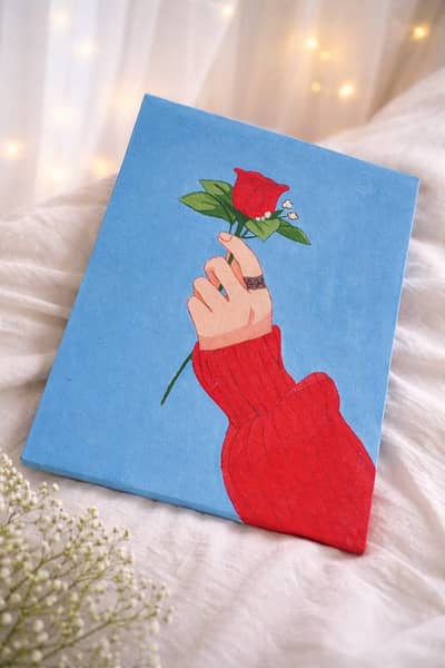 Handmade Painting Abstract painting Figurative Art wall decor