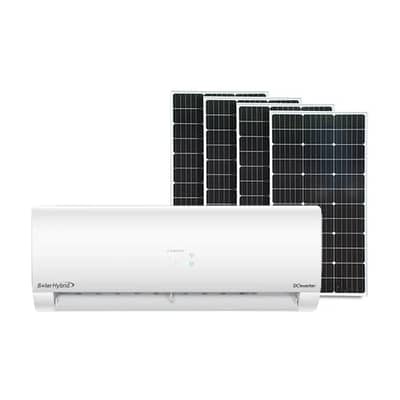 Haier Solar Hybrid AC 1.5-Ton DC Inverter AC with Solar Plates