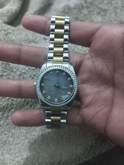 Lee Cooper LC07478.260 Women's Super Metal Silver/Gold Watch