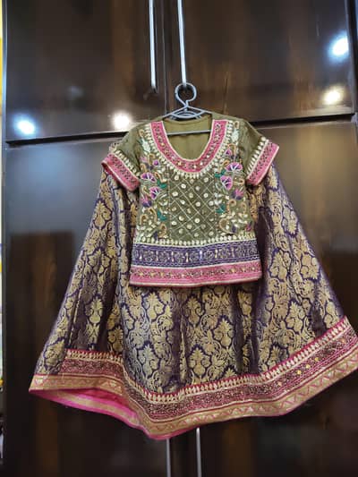 choli lehnga 6 to 7 year