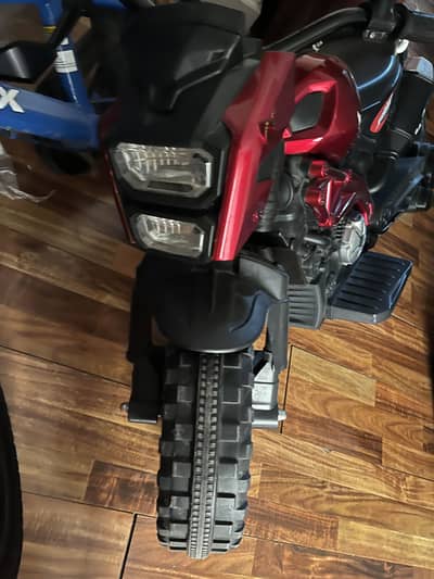 Red colour bike for kids in original in 1 year only 5 to 6 times used