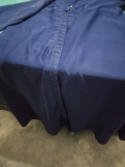 Navy blue color Abaya