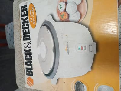 Rice cooker brand new black and decker