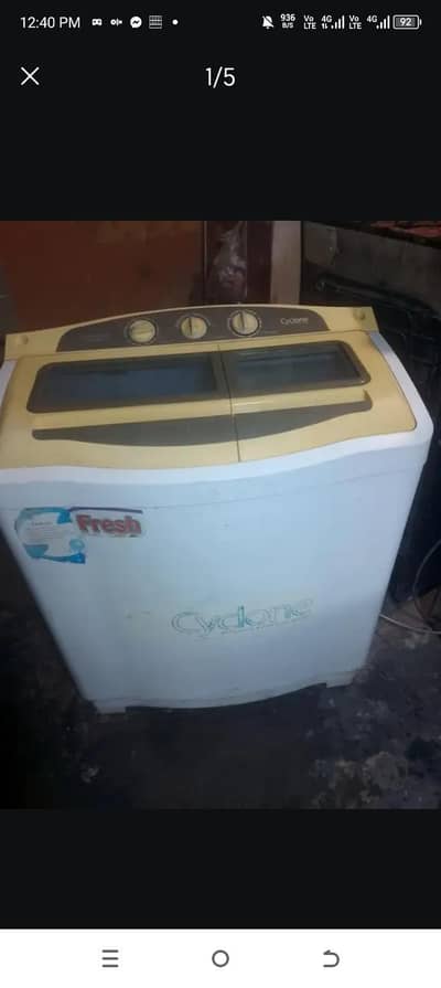 washing machine ok good working whip double