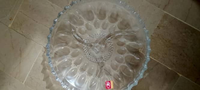 crystal clear dry fruit plate