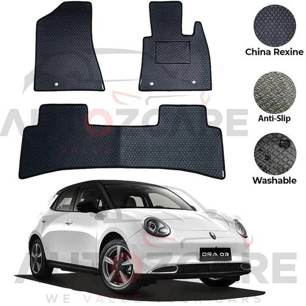 GWM ORA 03 China Rexine Floor Mat 3PCS - Model 2025
