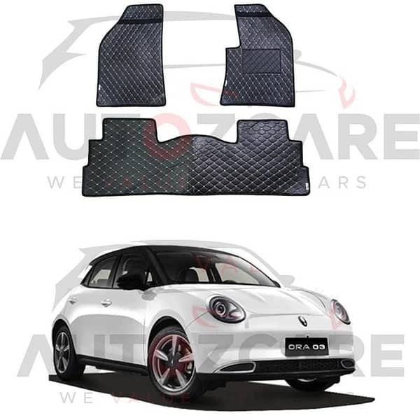 GWM ORA 03 7D Floor Mat ( Flat Style ) 3PCS - Model 2025