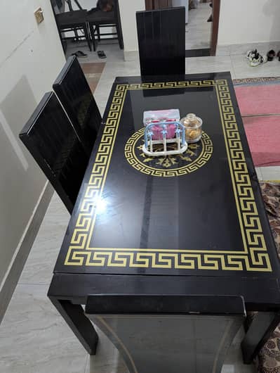 6 SEATER DINING TABLE VERSACHE STYLE