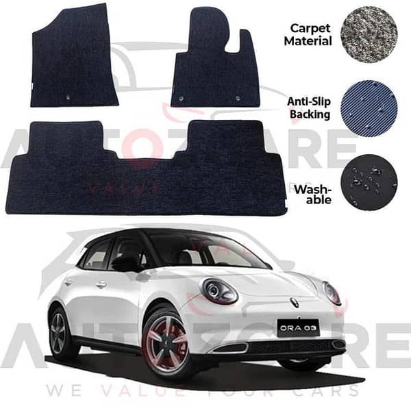 GWM ORA 03 Fitting Carpet Floor Mat 3PCS - Model 2025