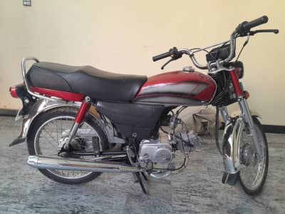 Honda CD-70 2023 model islamabad number