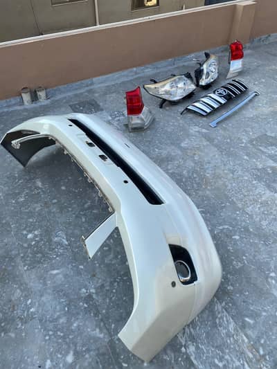 12 Parado ki Original Frunt & Back lights, Frunt Grill Aur Bumper