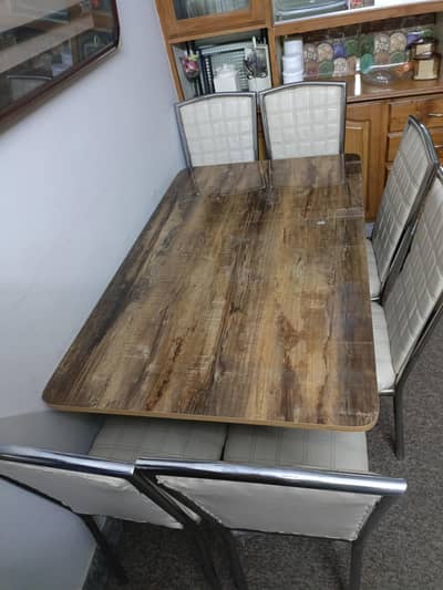 wooden dining Table 6 seater