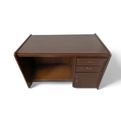 Solid Work/Study Desk with Built-in Storage