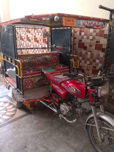 I want to sell riksha in good condition one hand used
