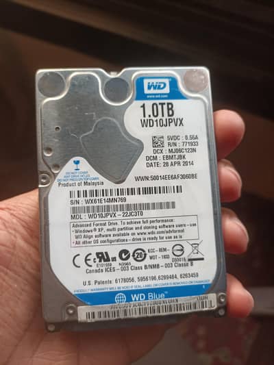 1 TB Hard Drive (LAPTOP)