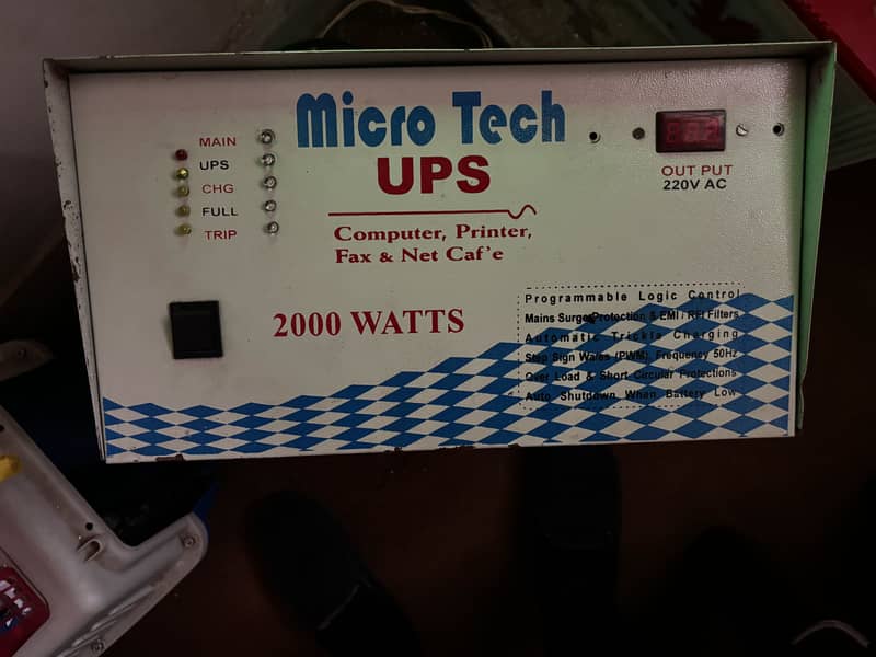 Microtech 2000w ups 0
