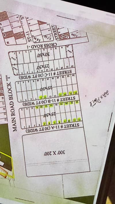 Block I Street 11B Plot available for sale