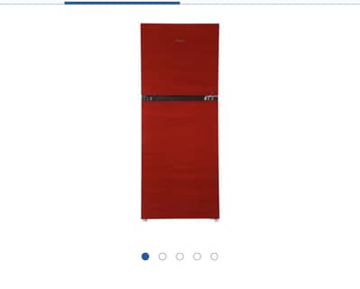 Haier seal pack Fridge in red color