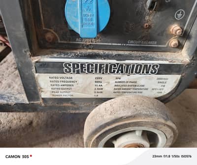 generator 2.5/2.8 kva
