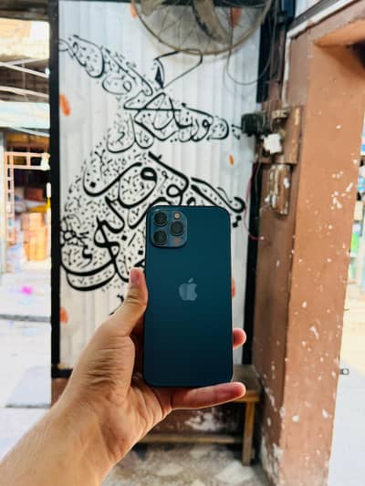 iphone 12 Pro Max 256GB PTA Approved 91 Health Waterpack