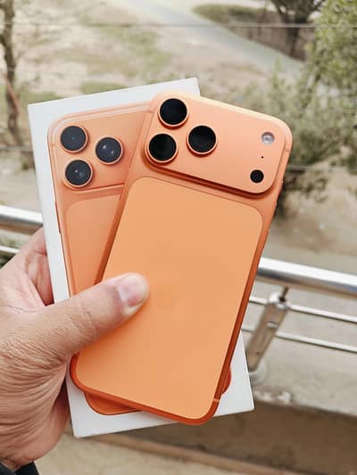 Apple iphone 17 pro max  orange 256gb FU  LLA MODEL SABZAZAR