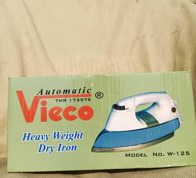 vieco Automatic Dry Iron  Life Time Warranty