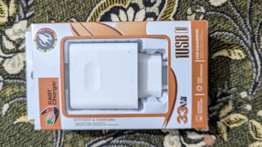 Original 33 watt fast charging adopter