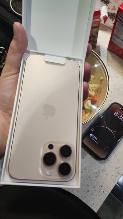 iphone 16 pro max non pta 256 gb 0 cycle one time charge  03158215967