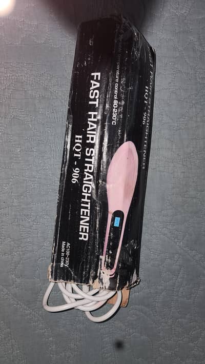fast hair straightener brush
