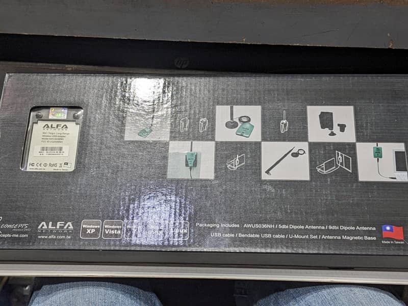 Alfa WiFi Adapter AWUS036NH Mointer Mood and Packet Injection sportad ...
