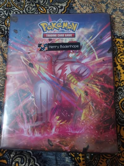 pokemon book with all Rear cards,