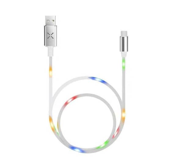 Voice Control Type C Cable Light Up, Fast Charing High Speed Data Sync Transfer Cord fit for Samsung Galaxy S22 Ultra /21 FE/Z Fold/Plus, LG, Google Pixel, One Plus 3.3 ft