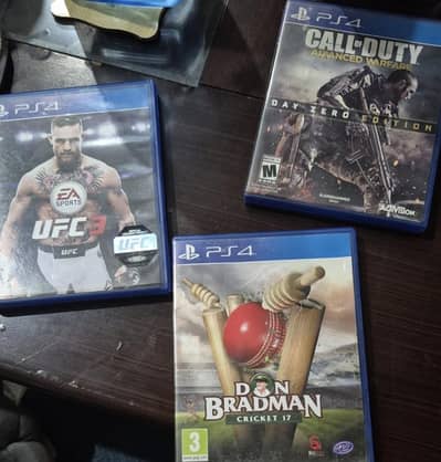PS4 Slightly used games